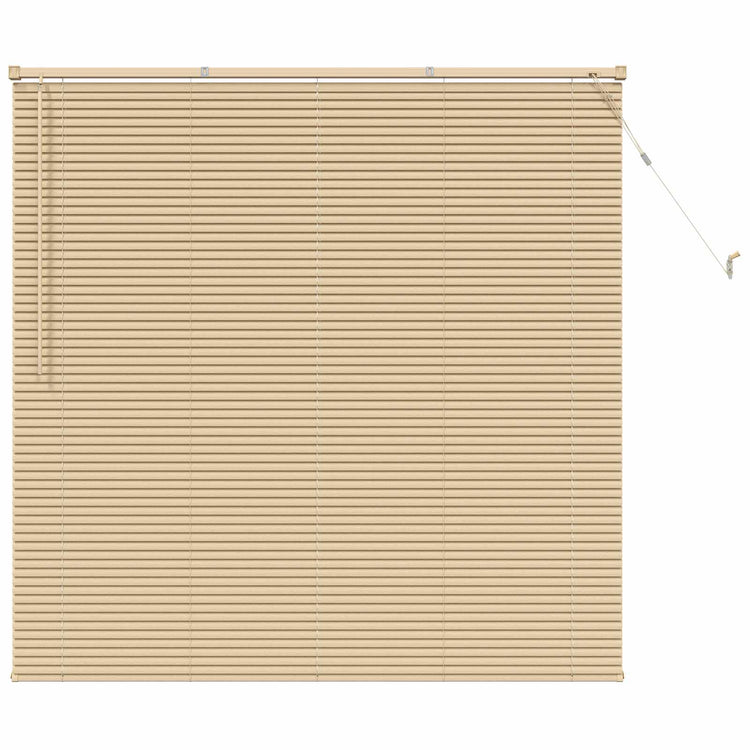 Vidaxx Jalousie Hellbraun mit Muster 150 x 160 cm PVC