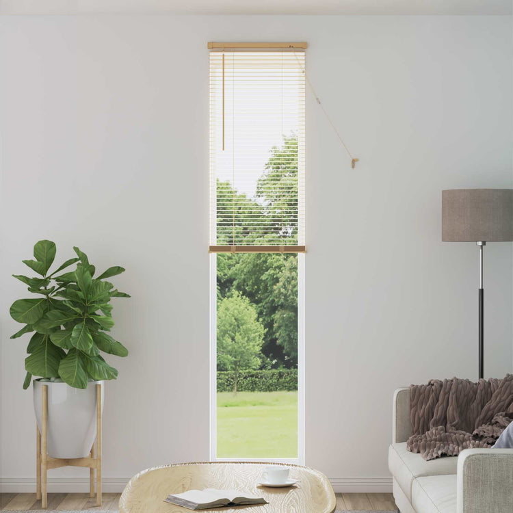Vidaxx Jalousie Hellbraun mit Muster 213 x 60 cm PVC