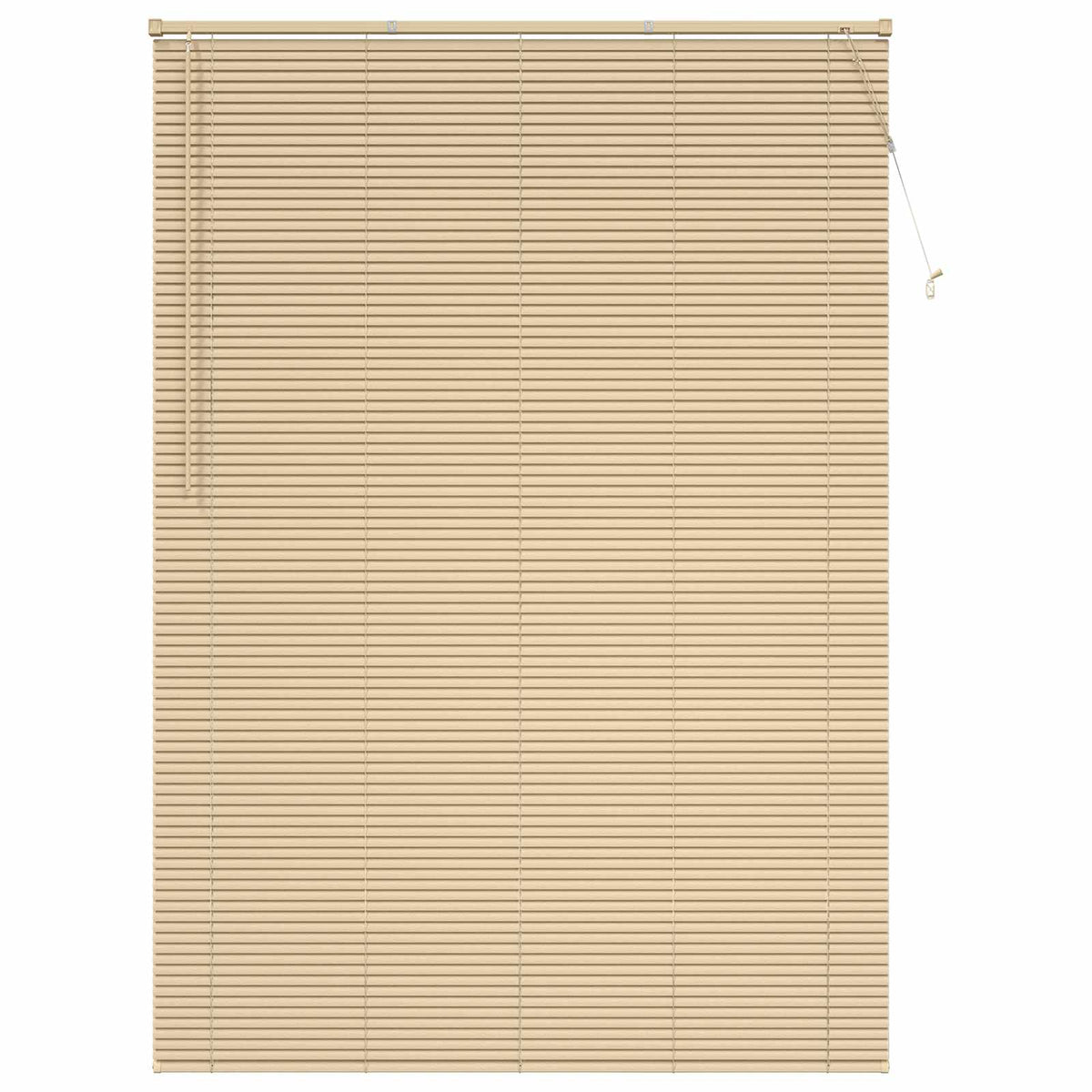 Vidaxx Jalousie Hellbraun mit Muster 213 x 140 cm PVC