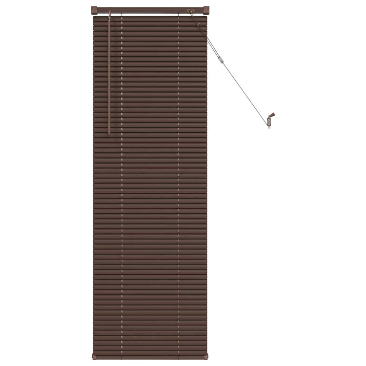 Vidaxx Jalousie dunkelbraun mit Muster 150 x 40 cm PVC