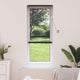 Vidaxx Jalousie dunkelbraun mit Muster 150 x 50 cm PVC