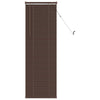 Vidaxx Jalousie dunkelbraun mit Muster 150 x 50 cm PVC