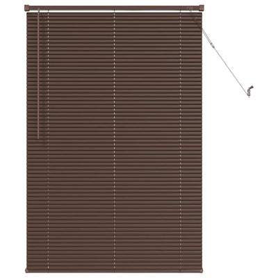 Vidaxx Jalousie dunkelbraun mit Muster 150 x 70 cm PVC
