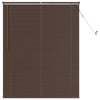 Vidaxx Jalousie dunkelbraun mit Muster 150 x 120 cm PVC