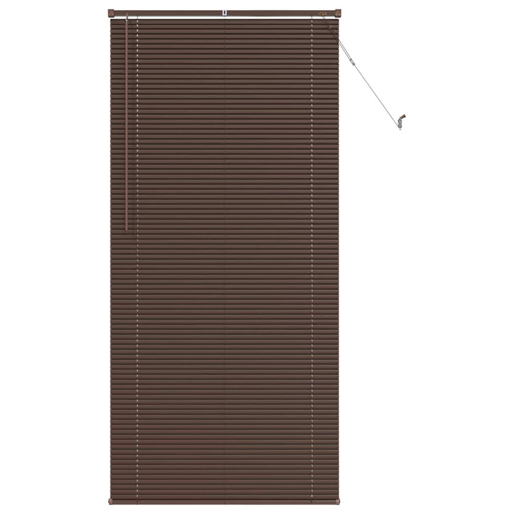 Vidaxx Jalousie dunkelbraun mit Muster 213 x 90 cm PVC