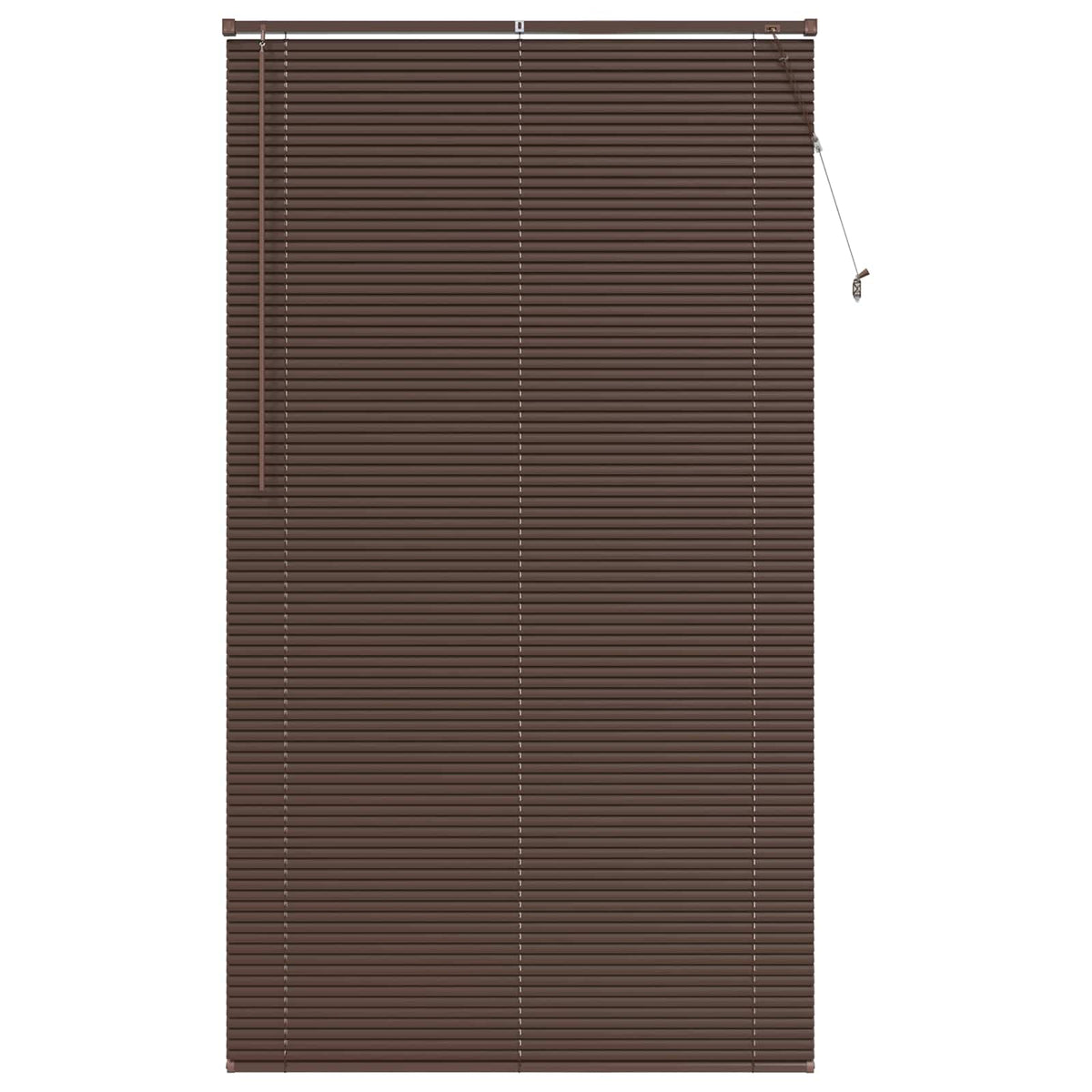 Vidaxx Jalousie dunkelbraun mit Muster 213 x 110 cm PVC