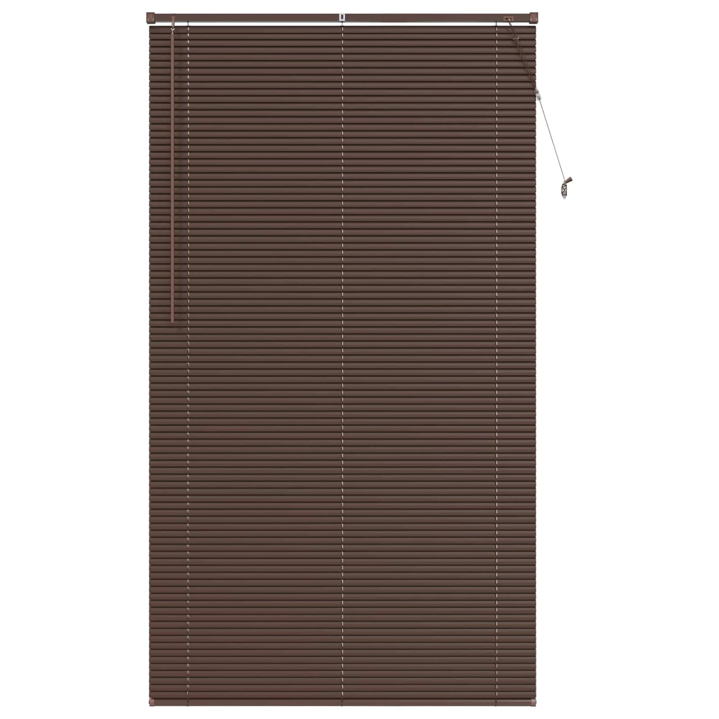 Vidaxx Jalousie dunkelbraun mit Muster 213 x 120 cm PVC