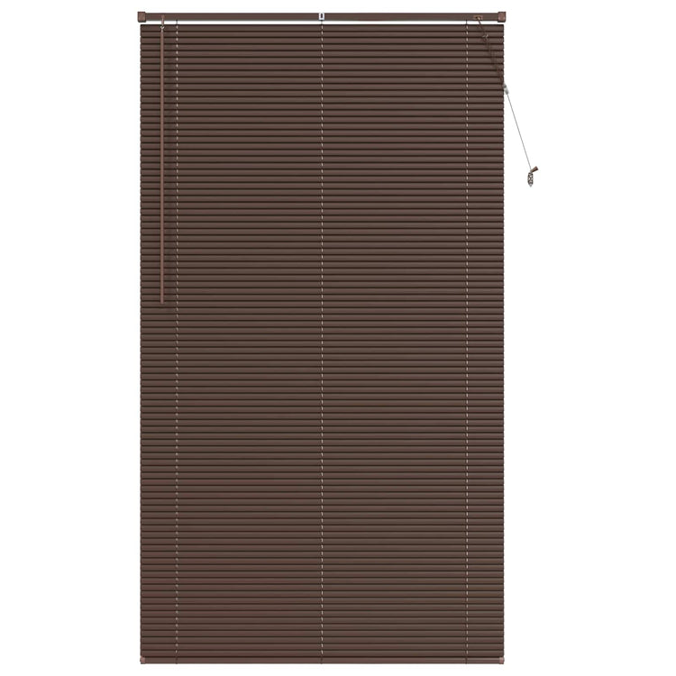 Vidaxx Jalousie dunkelbraun mit Muster 213 x 120 cm PVC