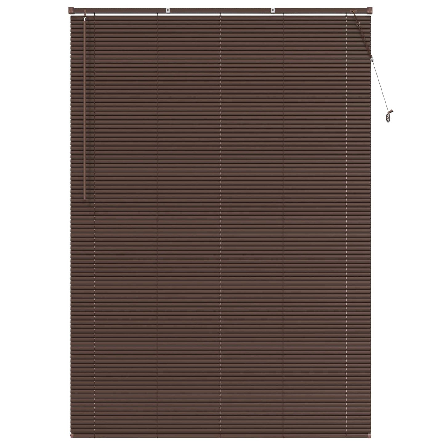 Vidaxx Jalousie dunkelbraun mit Muster 213 x 130 cm PVC