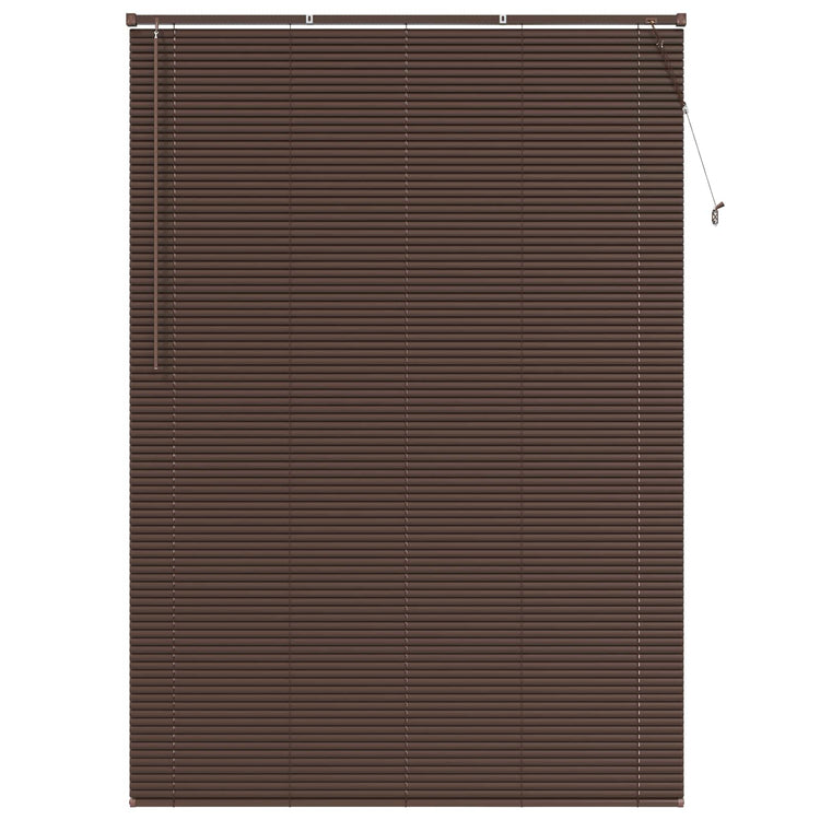 Vidaxx Jalousie dunkelbraun mit Muster 213 x 130 cm PVC