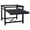Vidaxx Waschmaschinensockel schwarz 60 x 56 x 52 cm Stahl