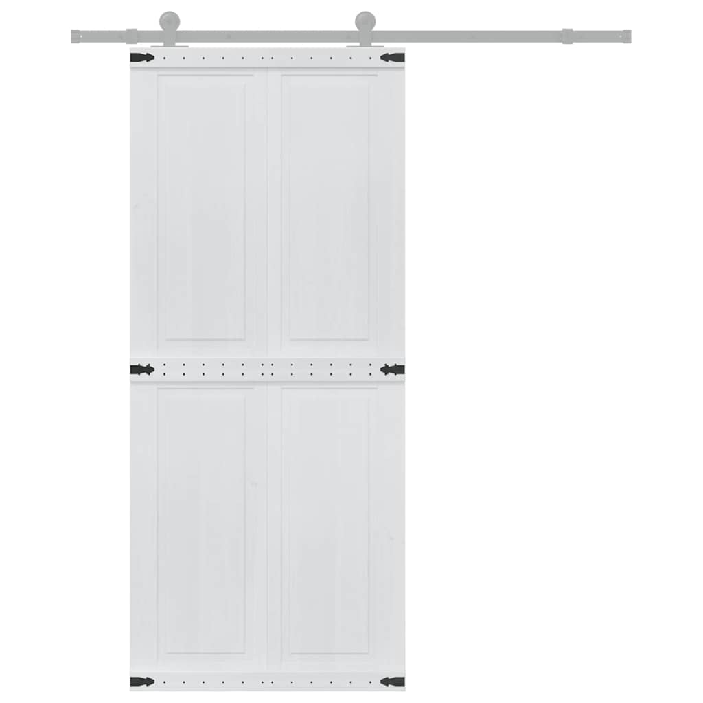 Vidaxx Tür Corona weiß 90 x 210 cm Holzwerkstoff