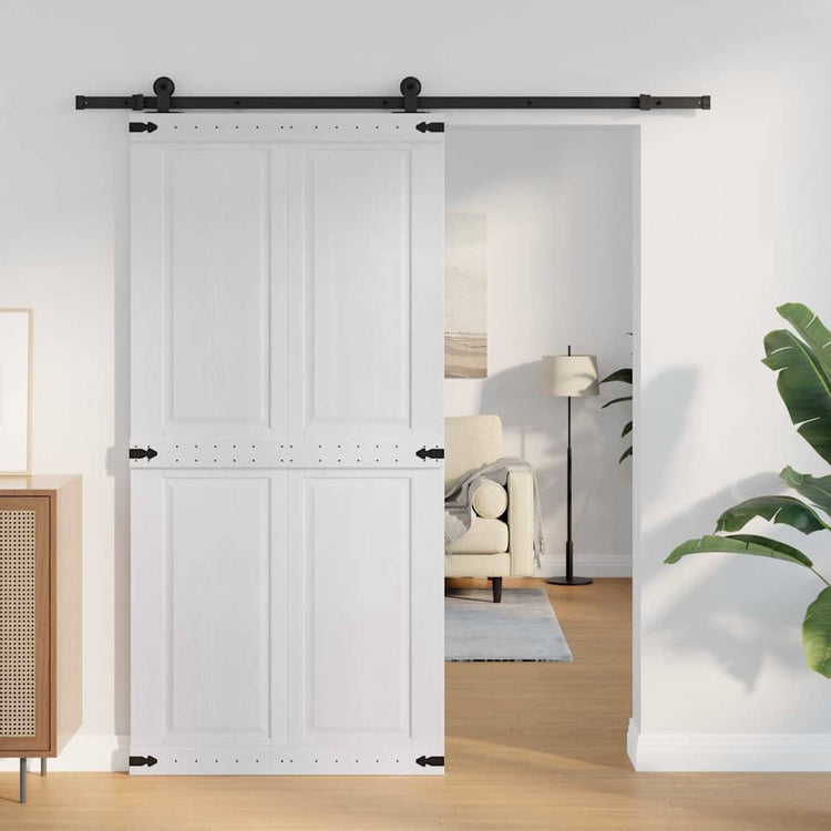 Vidaxx Tür Corona weiß 100 x 210 cm Holzwerkstoff