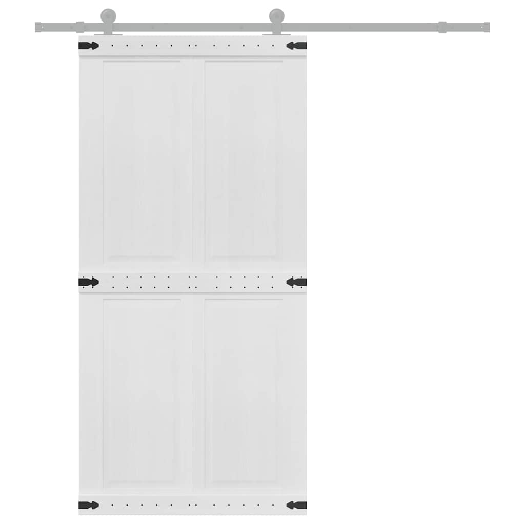 Vidaxx Tür Corona weiß 100 x 210 cm Holzwerkstoff