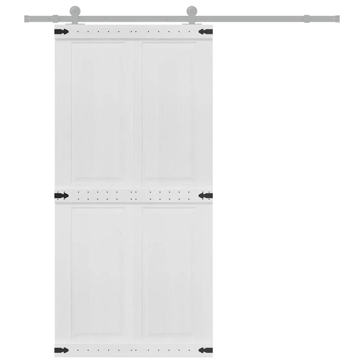 Vidaxx Tür Corona weiß 100 x 210 cm Holzwerkstoff