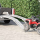 Vidaxl Motorradrampe 680 kg 2 Stück Silber 222 x 28 x 5 cm Aluminium