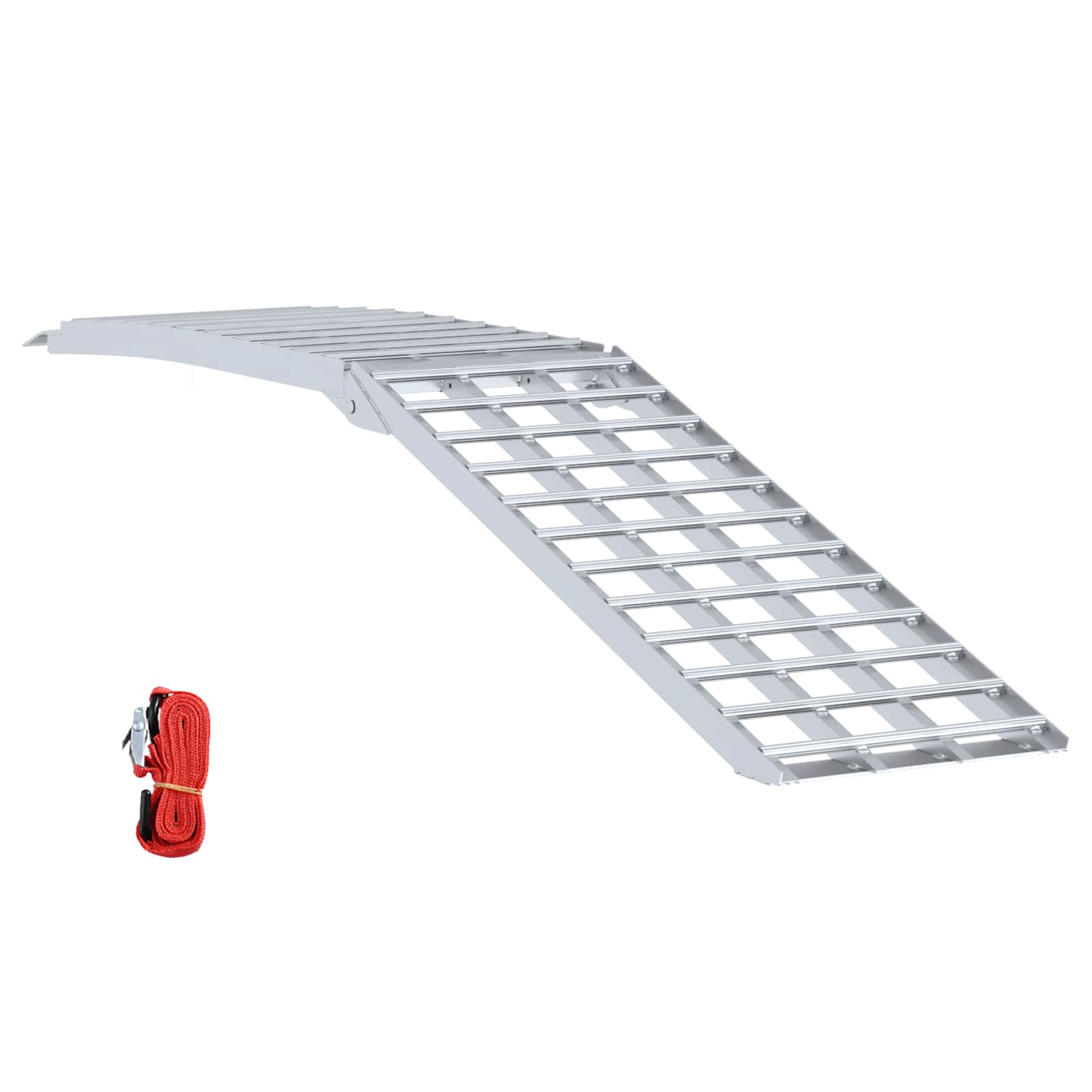 Vidaxl Motorradrampe 680 kg Silber 230 x 44 x 5 cm Aluminium