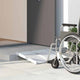 Vidaxx Rollstuhlrampe 270 kg Silber 62 x 73 x 5 cm Aluminium