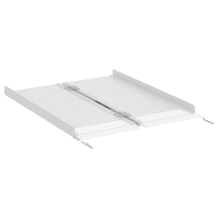 VidaXL Rollstuhlrampe 270 kg Silber 92 x 73 x 5 cm Aluminium