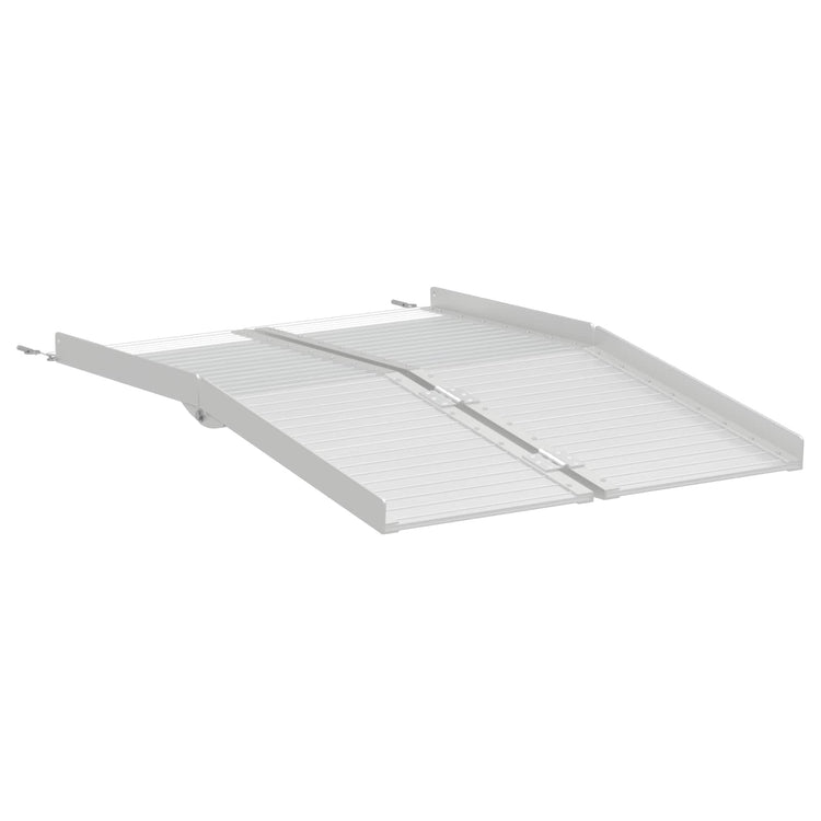 VidaXL Rollstuhlrampe 270 kg Silber 92 x 73 x 5 cm Aluminium
