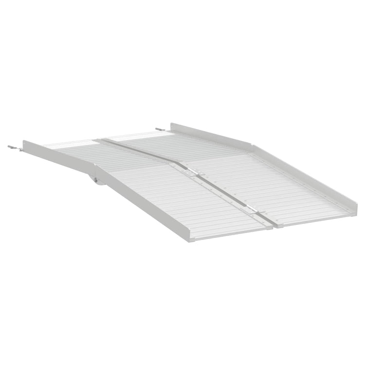 VidaXL Rollstuhlrampe 270 kg Silber 92 x 73 x 5 cm Aluminium