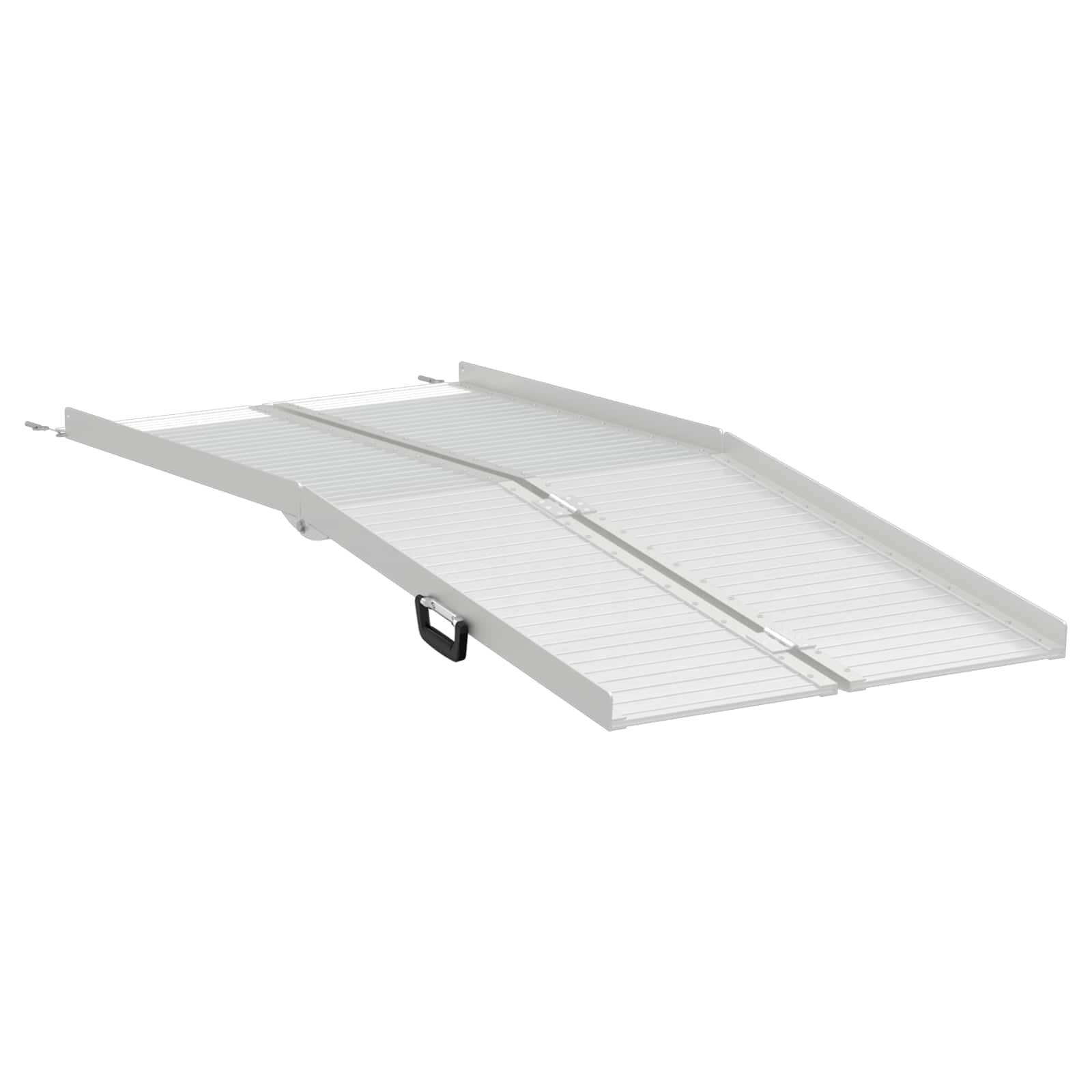 VidaXL Rollstuhlrampe 270 kg Silber 92 x 73 x 5 cm Aluminium