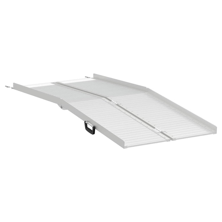 VidaXL Rollstuhlrampe 270 kg Silber 92 x 73 x 5 cm Aluminium