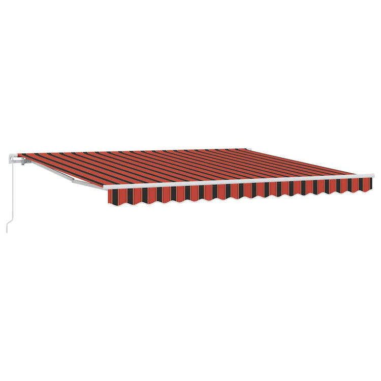 Vidaxx Faltsonnenschirm Orange und Braun 400 × 300 cm