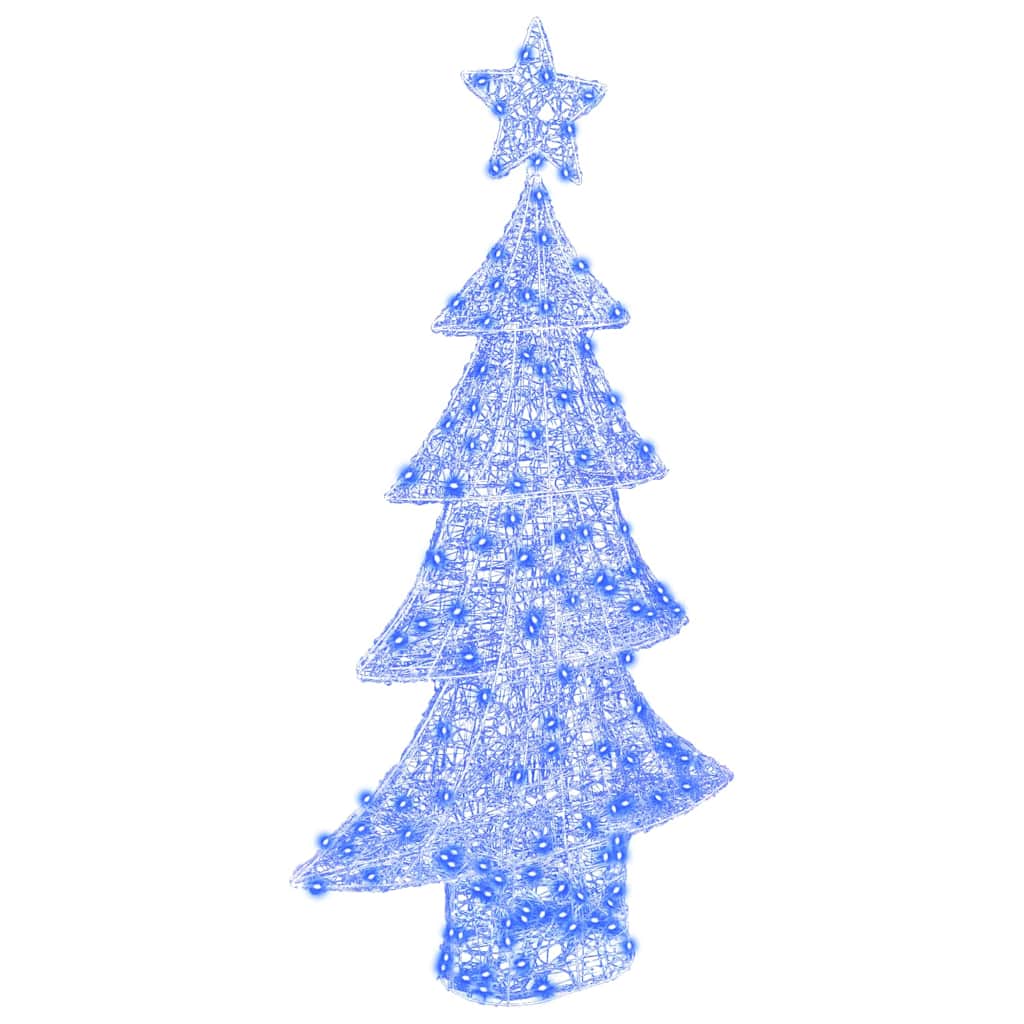 VidaXL Weihnachtsbaum mit 160 LED blau 150 cm Acryl