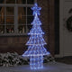 VidaXL Weihnachtsbaum mit 240 LED blau 180 cm Acryl