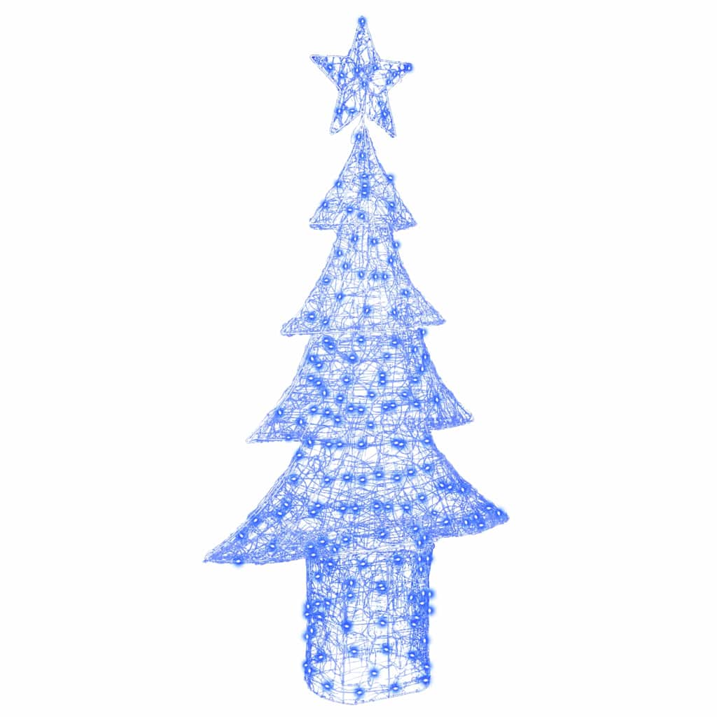 VidaXL Weihnachtsbaum mit 240 LED blau 180 cm Acryl