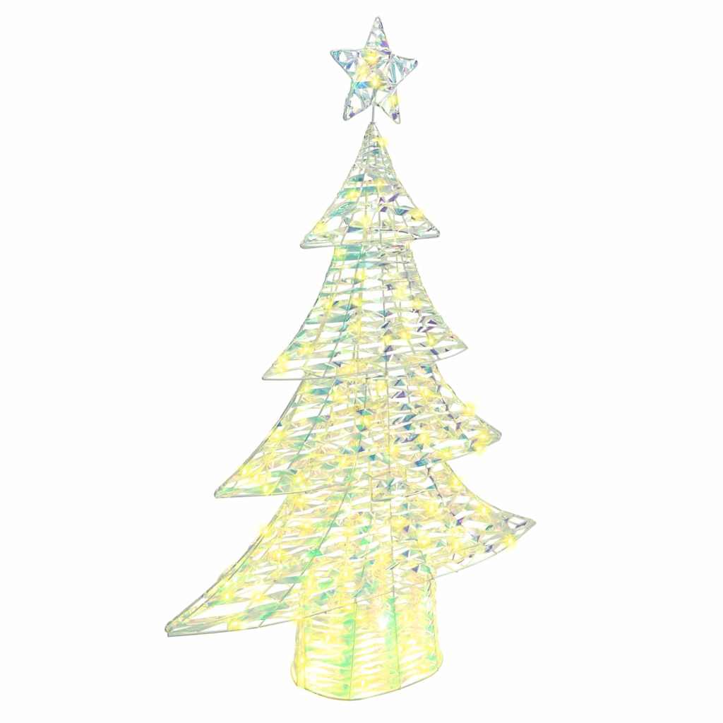 VidaXL Weihnachtsbaum mit 120 LED warmweiß 120,5 cm Kappe