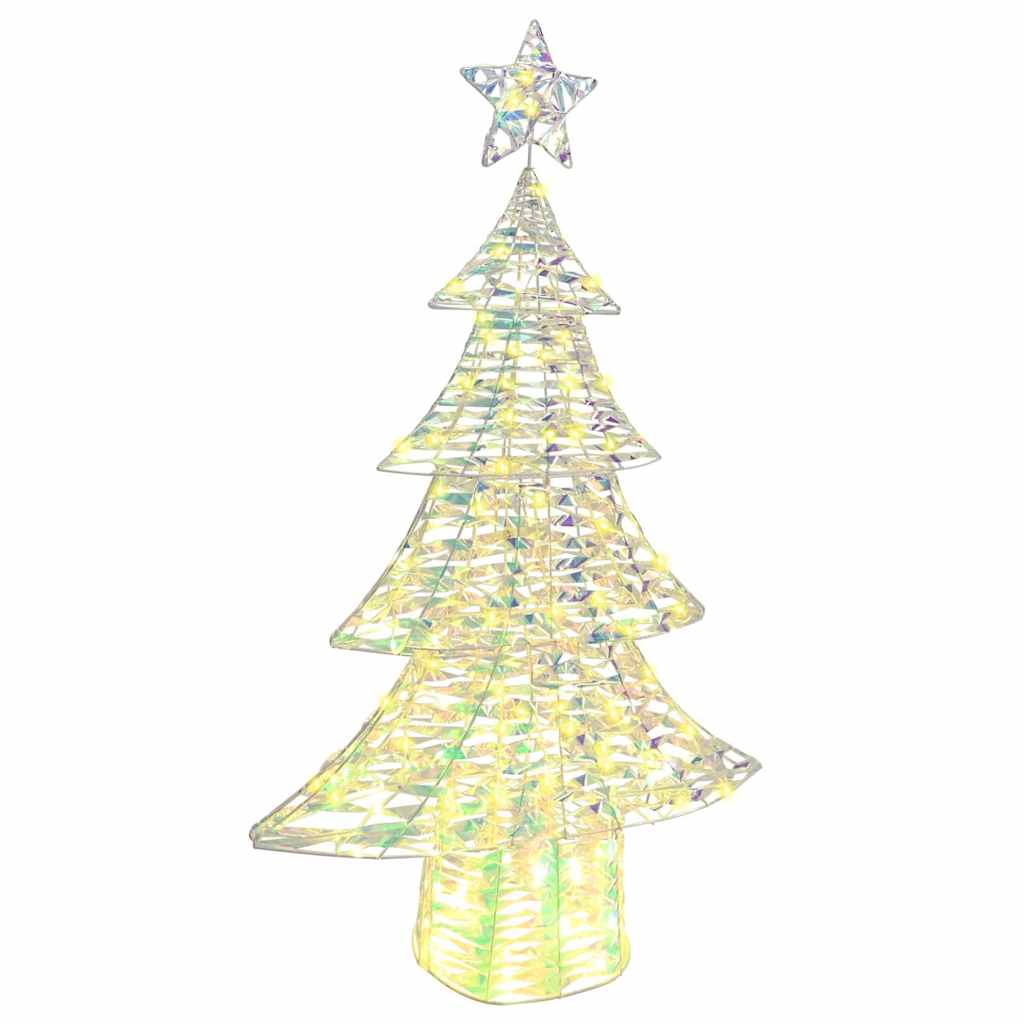 VidaXL Weihnachtsbaum mit 160 LED warmweiß 150 cm Kappe