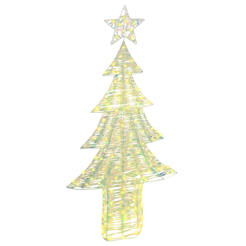VidaXL Weihnachtsbaum mit 240 LED warmweiß 181 cm Kappe