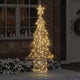 VidaXL Weihnachtsbaum mit 240 LED warmweiß 181 cm Kappe