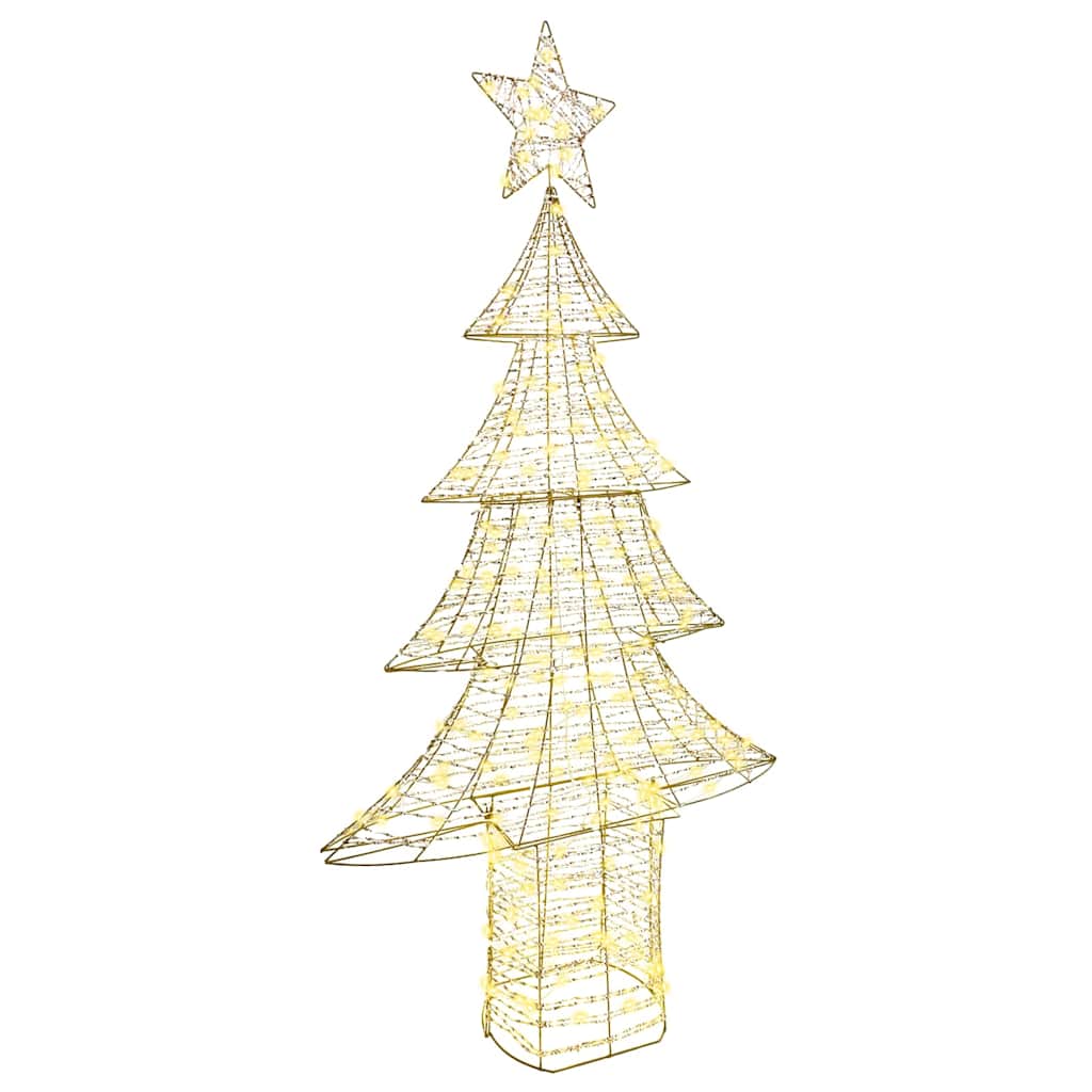 VidaXL Weihnachtsbaum mit 240 LED warmweiß 181 cm Kappe