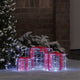 Vidaxxl Geschenkbox mit 60 LED 3 Stück kaltweiß 20 x 20 x 20 cm Acryl