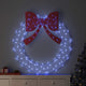 Vidaxx Kranz mit 150 LED blau 120 cm Acryl