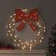Vidaxx Kranz mit 60 LED warmweiß 76 x 76 x 8 cm Haustier
