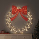 Vidaxx Kranz mit 150 LED warmweiß 121 x 121 x 10 cm Haustier
