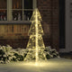 VidaXL Weihnachtsbaum mit 100 LED warmweiß 120 cm Acryl