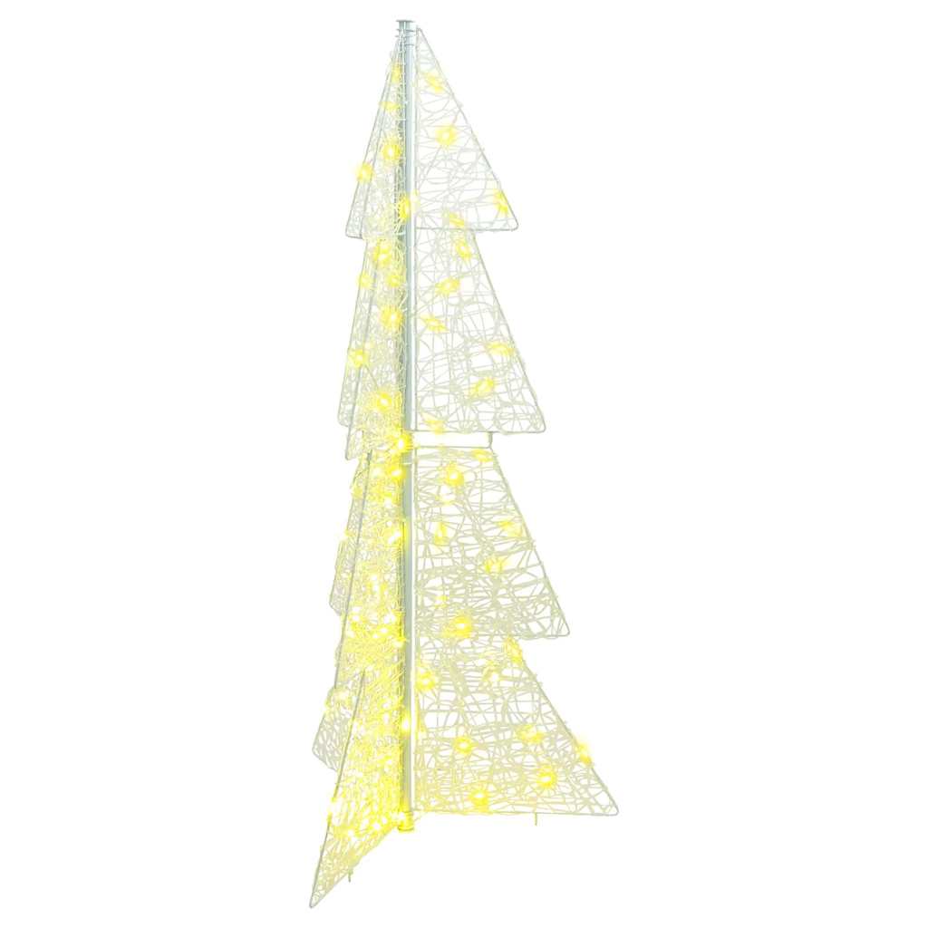 VidaXL Weihnachtsbaum mit 100 LED warmweiß 120 cm Acryl