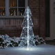 Vidaxx Weihnachtsbaum mit 100 LED kaltweiß 120 cm Acryl