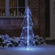 VidaXL Weihnachtsbaum mit 100 LED blau 120 cm Acryl
