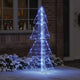 VidaXL Weihnachtsbaum mit 160 LED blau 150 cm Acryl