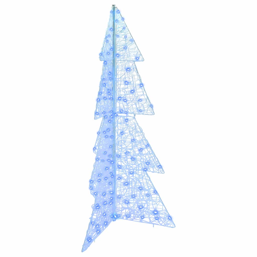 VidaXL Weihnachtsbaum mit 160 LED blau 150 cm Acryl