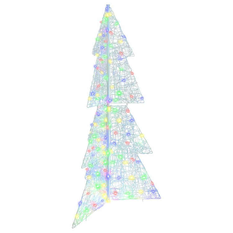 VidaXL Weihnachtsbaum mit 160 LEDs mehrfarbig 150 cm Acryl