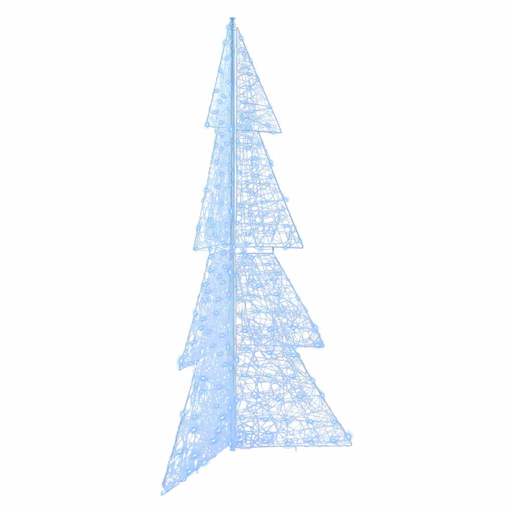 VidaXL Weihnachtsbaum mit 240 LED kaltweiß 180 cm Acryl