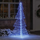 VidaXL Weihnachtsbaum mit 240 LED blau 180 cm Acryl