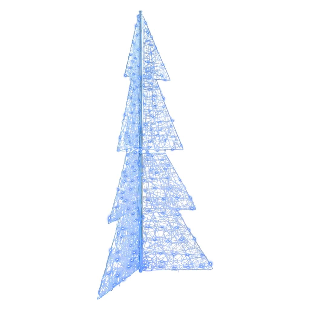 VidaXL Weihnachtsbaum mit 240 LED blau 180 cm Acryl